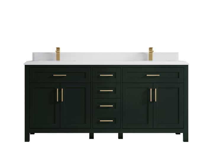 Cambridge 72 in. W x 22 in. D Double Sink Bathroom Vanity - photo 20