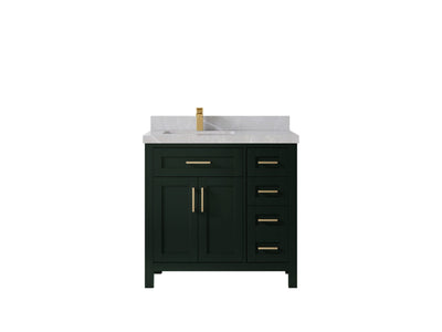 Cambridge 36 in. W x 22 in. D Left Offset Sink Bathroom Vanity