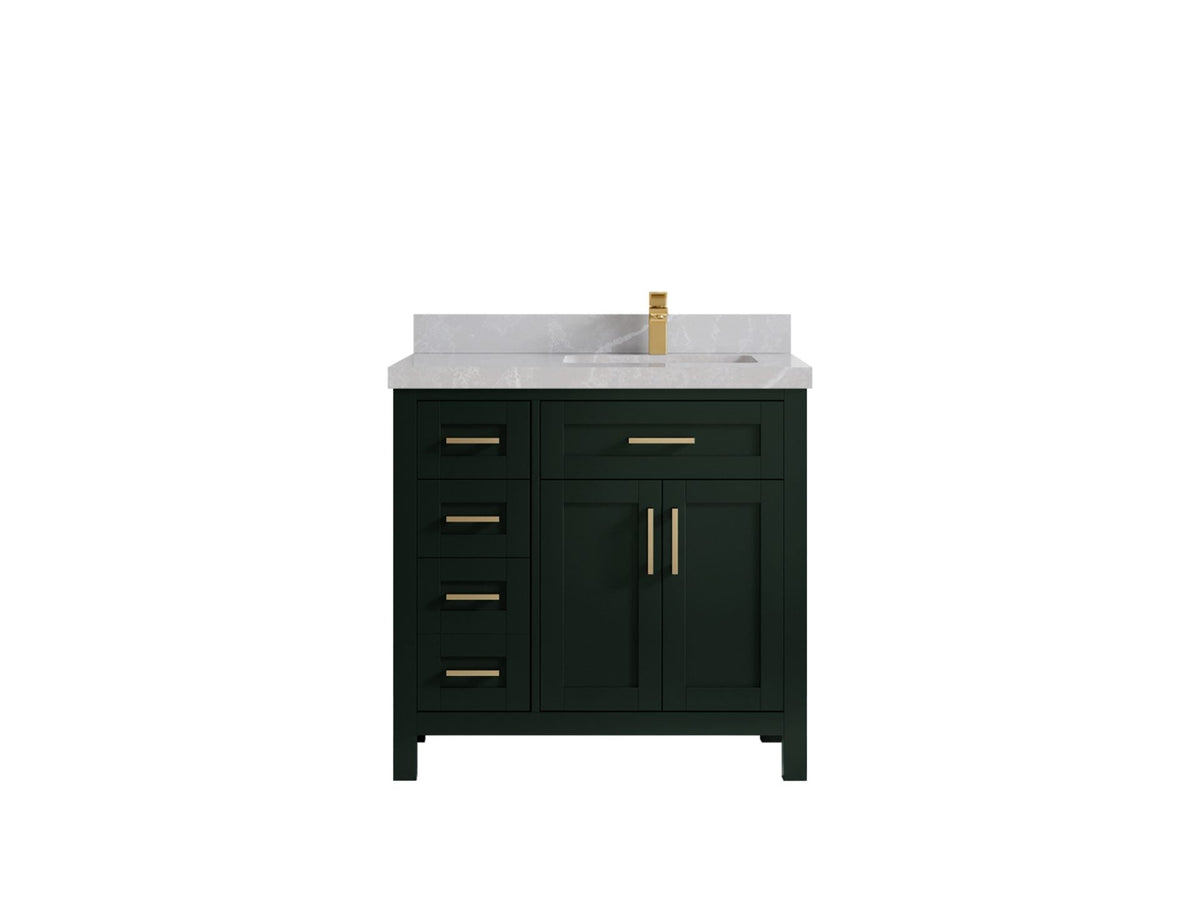 Cambridge 36 in. W x 22 in. D Right Offset Sink Bathroom Vanity