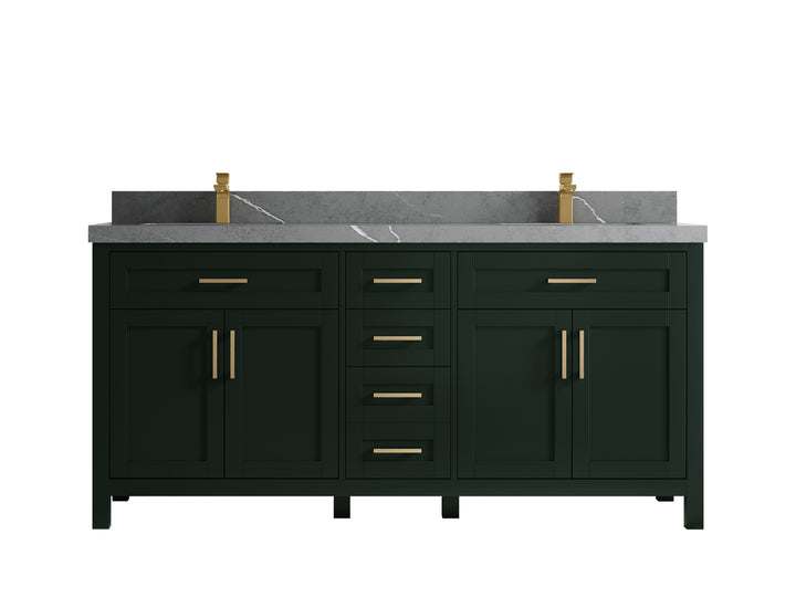 Cambridge 72 in. W x 22 in. D Double Sink Bathroom Vanity - photo 22