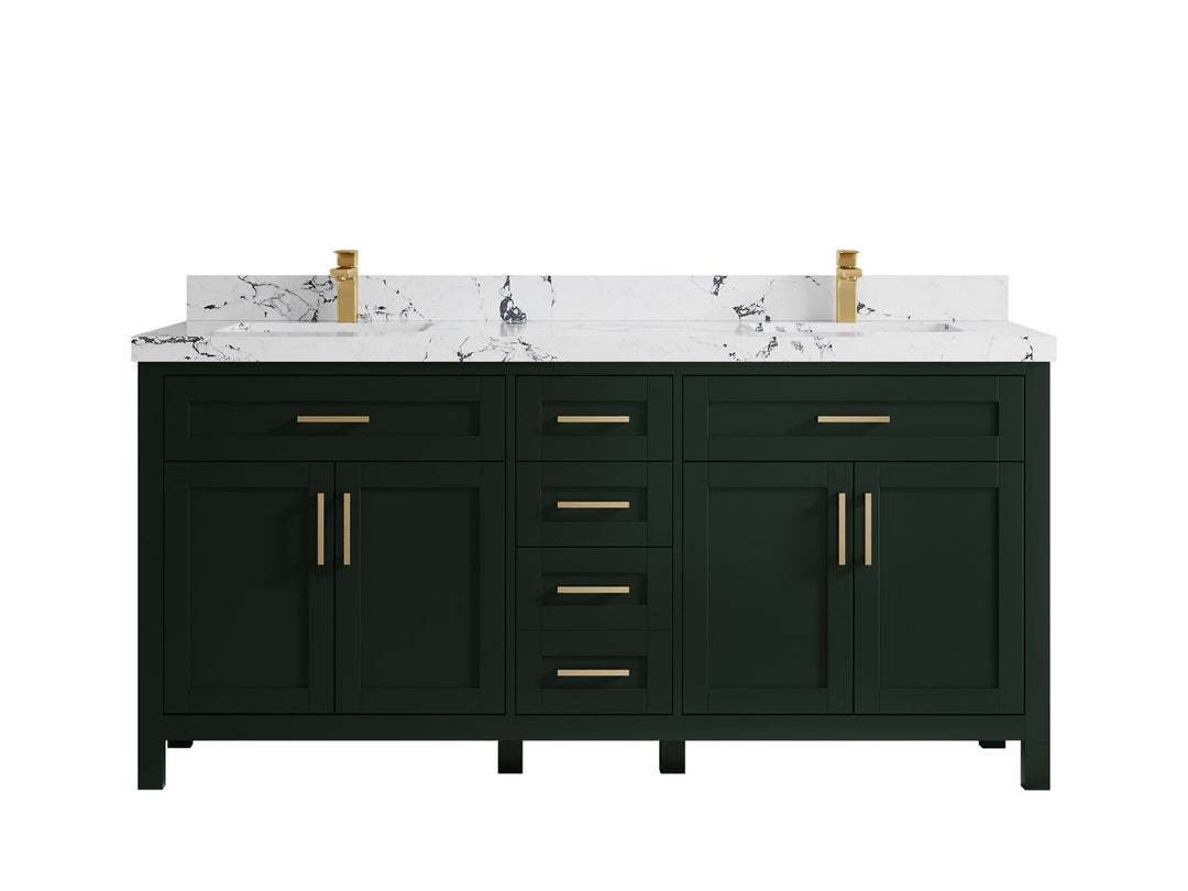 Cambridge 72 in. W x 22 in. D Double Sink Bathroom Vanity