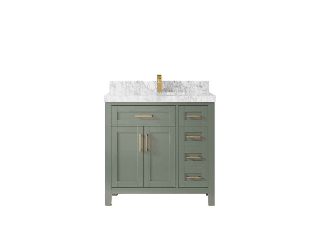 Cambridge 36 in. W x 22 in. D Single Center Sink Bathroom Vanity
