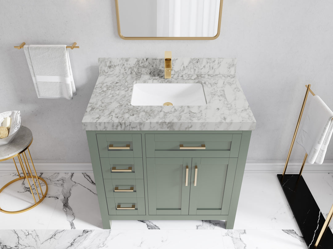 Cambridge 36 in. W x 22 in. D Single Center Sink Bathroom vanity