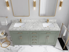 Cambridge 72 in. W x 22 in. D Double Sink Bathroom Vanity - photo 16