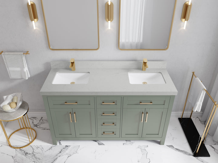 Cambridge 60 in. W x 22 in. D Double Sink Bathroom Vanity - photo 26