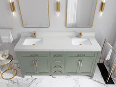 Cambridge 72 in. W x 22 in. D Double Sink Bathroom Vanity - photo 18