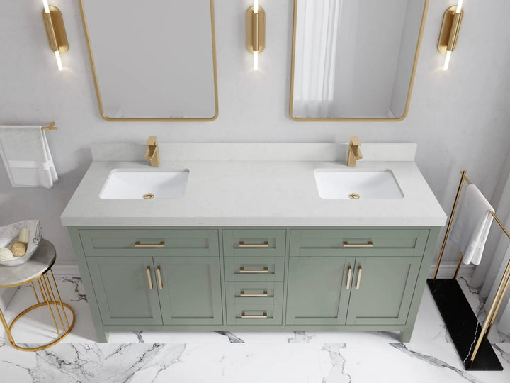 Cambridge 72 in. W x 22 in. D Double Sink Bathroom Vanity - photo 24
