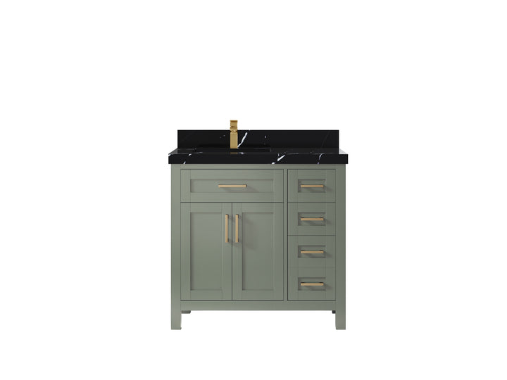 Cambridge 36 in. W x 22 in. D Left Offset Sink Bathroom Vanity - photo 15