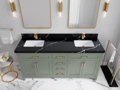 Cambridge 72 in. W x 22 in. D Double Sink Bathroom Vanity - photo 6