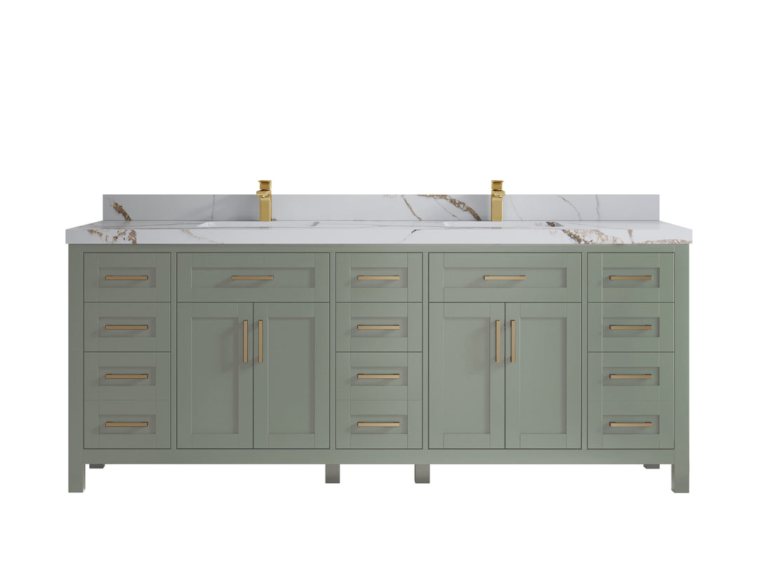 Cambridge 84 in. W x 22 in. D Double Sink Bathroom Vanity