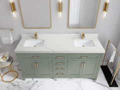 Cambridge 72 in. W x 22 in. D Double Sink Bathroom Vanity - photo 10