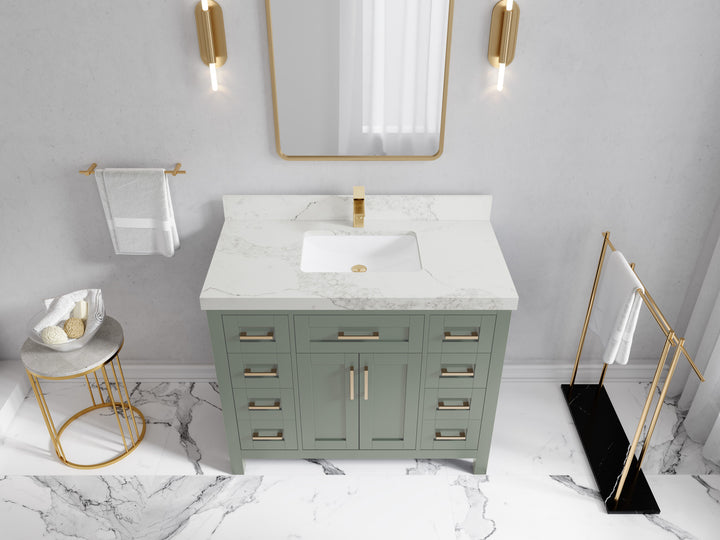 Cambridge 42 in. W x 22 in. D Single Sink Bathroom Vanity - photo 20