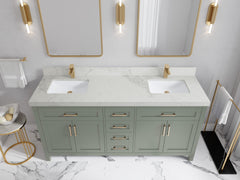 Cambridge 72 in. W x 22 in. D Double Sink Bathroom Vanity - photo 12