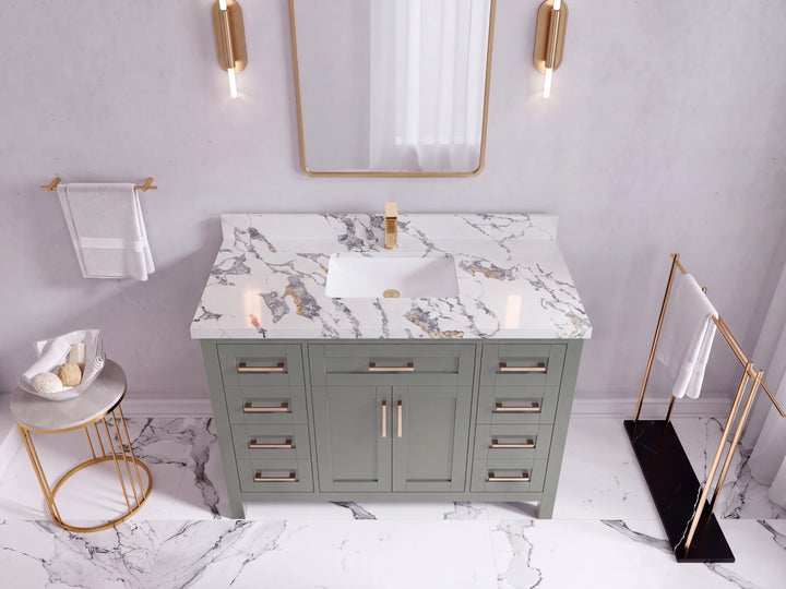 Cambridge 48 in. W x 22 in. D Single Sink Bathroom Vanity - photo 48