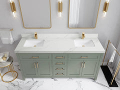 Cambridge 72 in. W x 22 in. D Double Sink Bathroom Vanity - photo 14