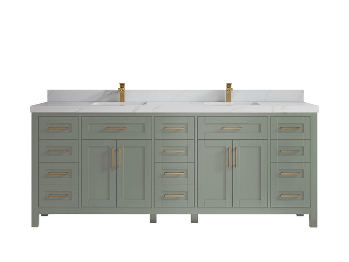 Cambridge 84 in. W x 22 in. D Double Sink Bathroom Vanity - photo 25