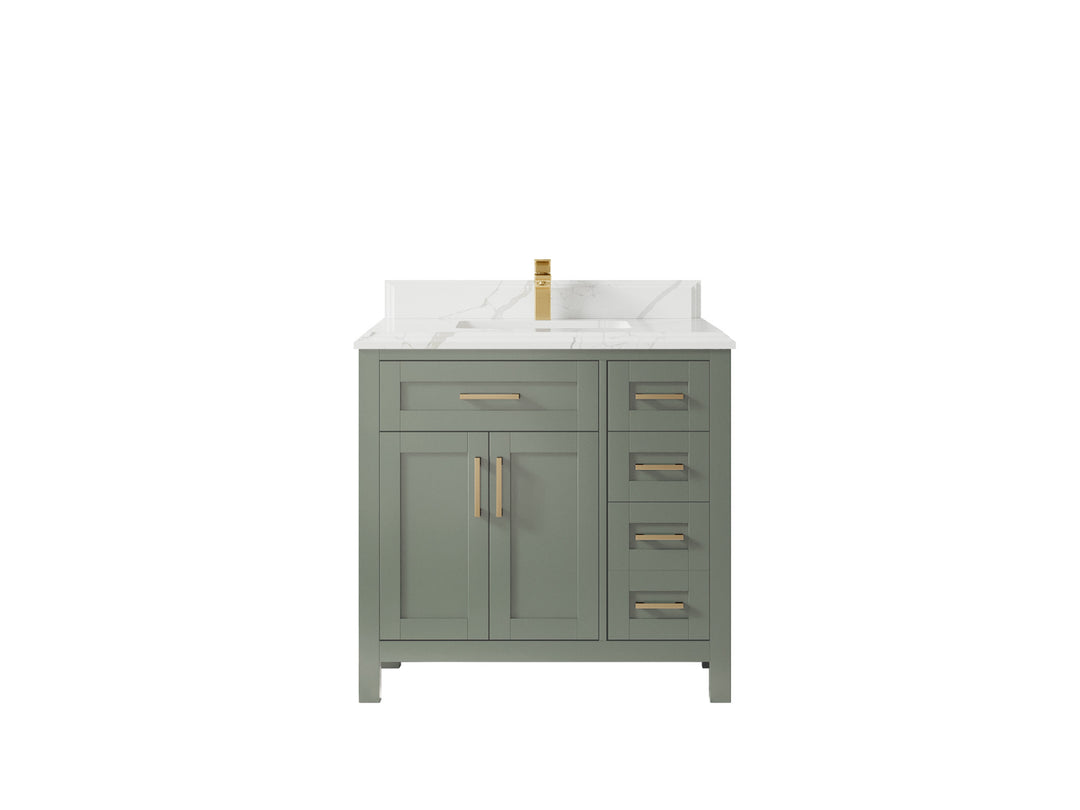 Cambridge 36 in. W x 22 in. D Single Center Sink Bathroom Vanity