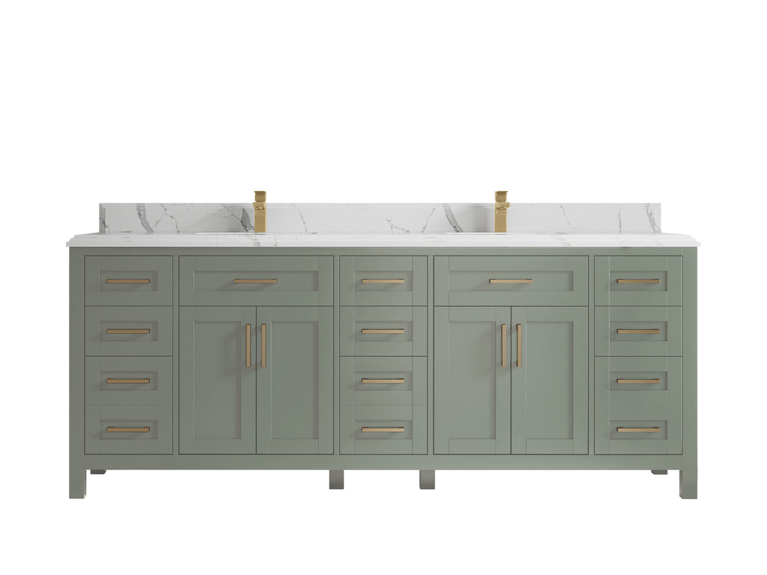 Cambridge 84 in. W x 22 in. D Double Sink Bathroom Vanity
