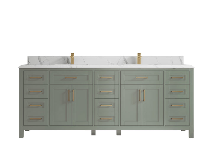 Cambridge 84 in. W x 22 in. D Double Sink Bathroom Vanity - photo 31