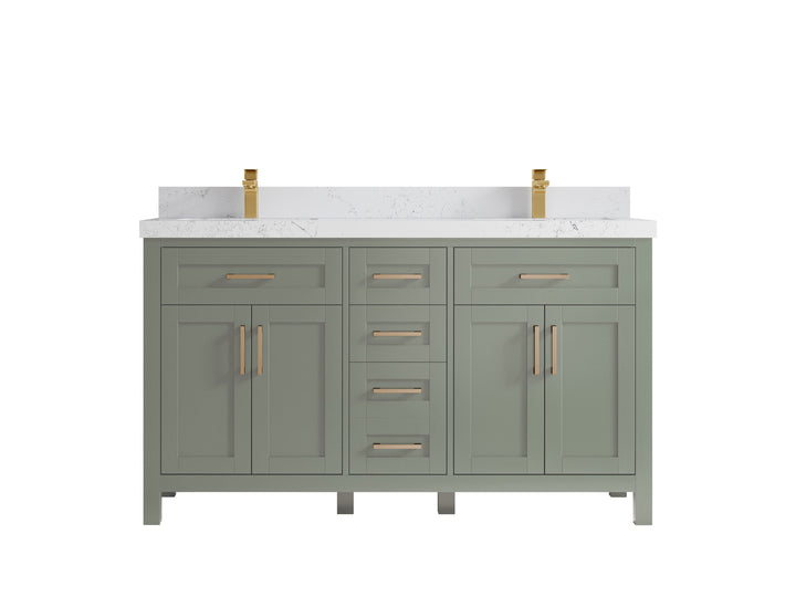 Cambridge 60 in. W x 22 in. D Double Sink Bathroom Vanity - photo 35