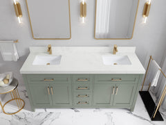 Cambridge 72 in. W x 22 in. D Double Sink Bathroom Vanity - photo 26