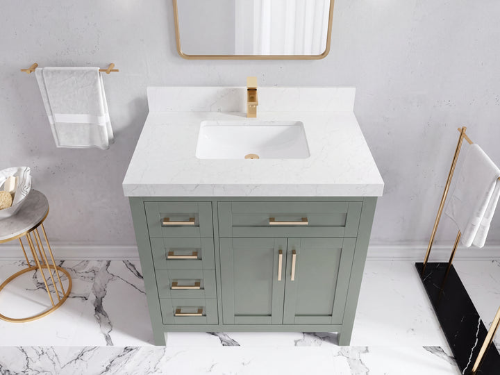 Cambridge 36 in. W x 22 in. D Single Center Sink Bathroom vanity - photo 44