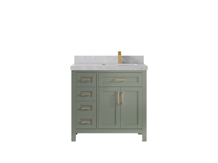 Cambridge 36 in. W x 22 in. D Right Offset Sink Bathroom Vanity - photo 19