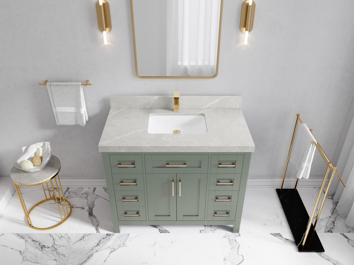 Cambridge 42 in. W x 22 in. D Single Sink Bathroom Vanity - photo 36
