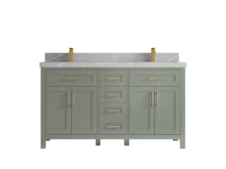 Cambridge 60 in. W x 22 in. D Double Sink Bathroom Vanity - photo 37