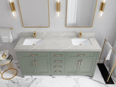 Cambridge 72 in. W x 22 in. D Double Sink Bathroom Vanity - photo 28