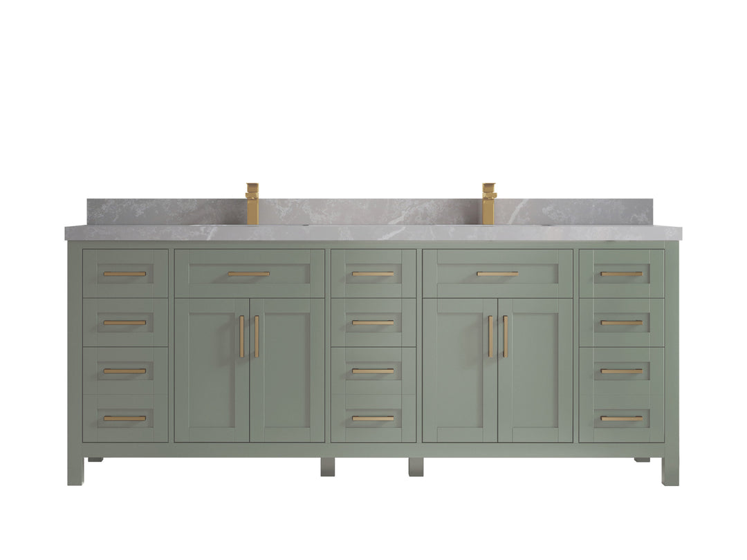 Cambridge 84 in. W x 22 in. D Double Sink Bathroom Vanity