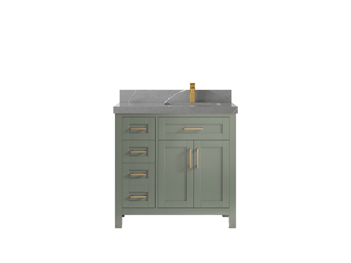 Cambridge 36 in. W x 22 in. D Right Offset Sink Bathroom Vanity - photo 21