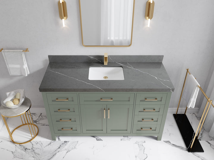 Cambridge 60 in. W x 22 in. D Single Sink Bathroom Vanity - photo 38