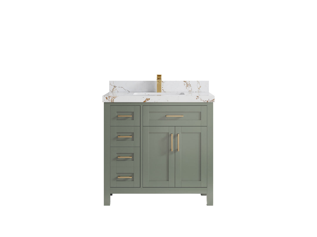 Cambridge 36 in. W x 22 in. D Single Center Sink Bathroom vanity
