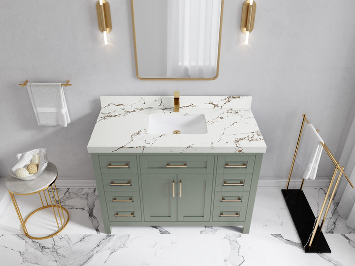 Cambridge 48 in. W x 22 in. D Single Sink Bathroom Vanity - photo 42