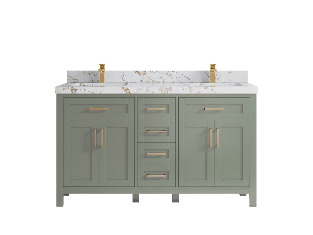 Cambridge 60 in. W x 22 in. D Double Sink Bathroom Vanity