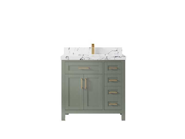 Cambridge 36 in. W x 22 in. D Single Center Sink Bathroom Vanity - photo 45