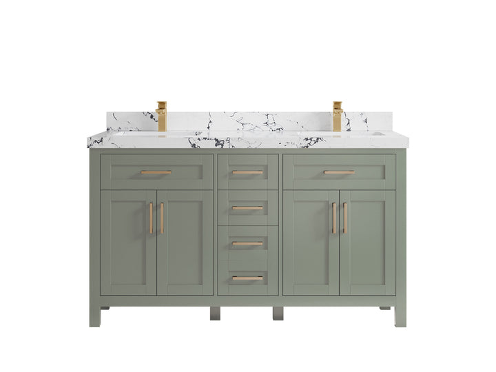 Cambridge 60 in. W x 22 in. D Double Sink Bathroom Vanity - photo 45