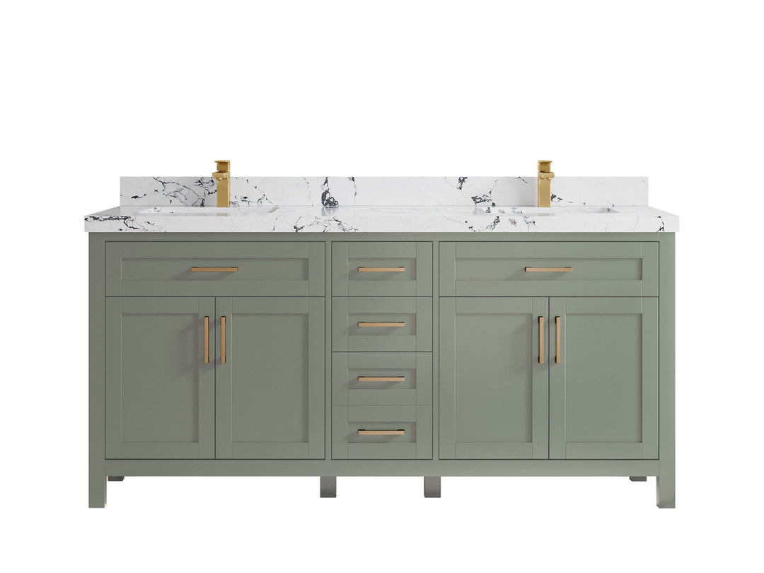 Cambridge 72 in. W x 22 in. D Double Sink Bathroom Vanity