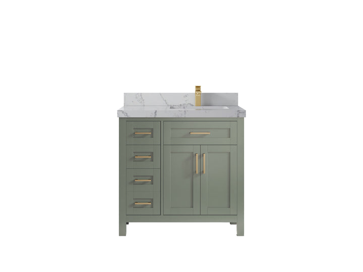 Cambridge 36 in. W x 22 in. D Right Offset Sink Bathroom Vanity - photo 29