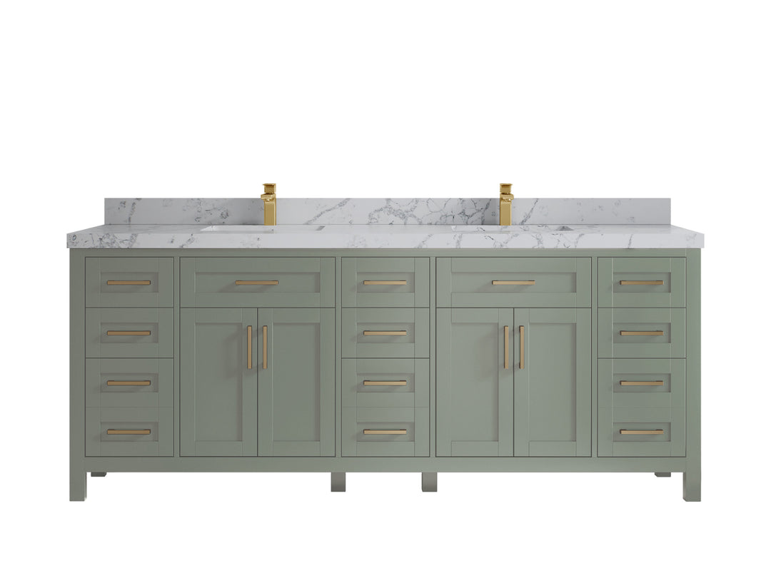 Cambridge 84 in. W x 22 in. D Double Sink Bathroom Vanity