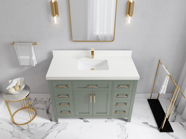 Cambridge 48 in. W x 22 in. D Single Sink Bathroom Vanity - photo 12