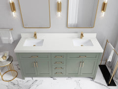 Cambridge 72 in. W x 22 in. D Double Sink Bathroom Vanity - photo 40