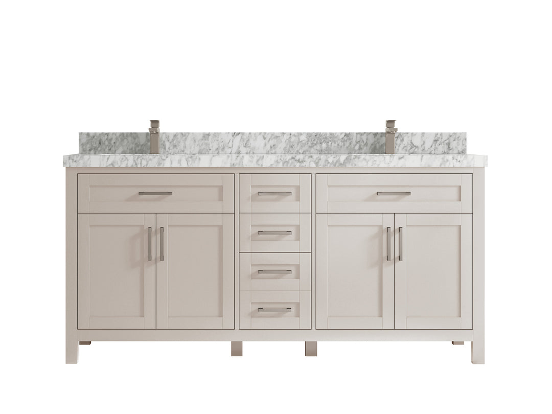Cambridge 72 in. W x 22 in. D Double Sink Bathroom Vanity