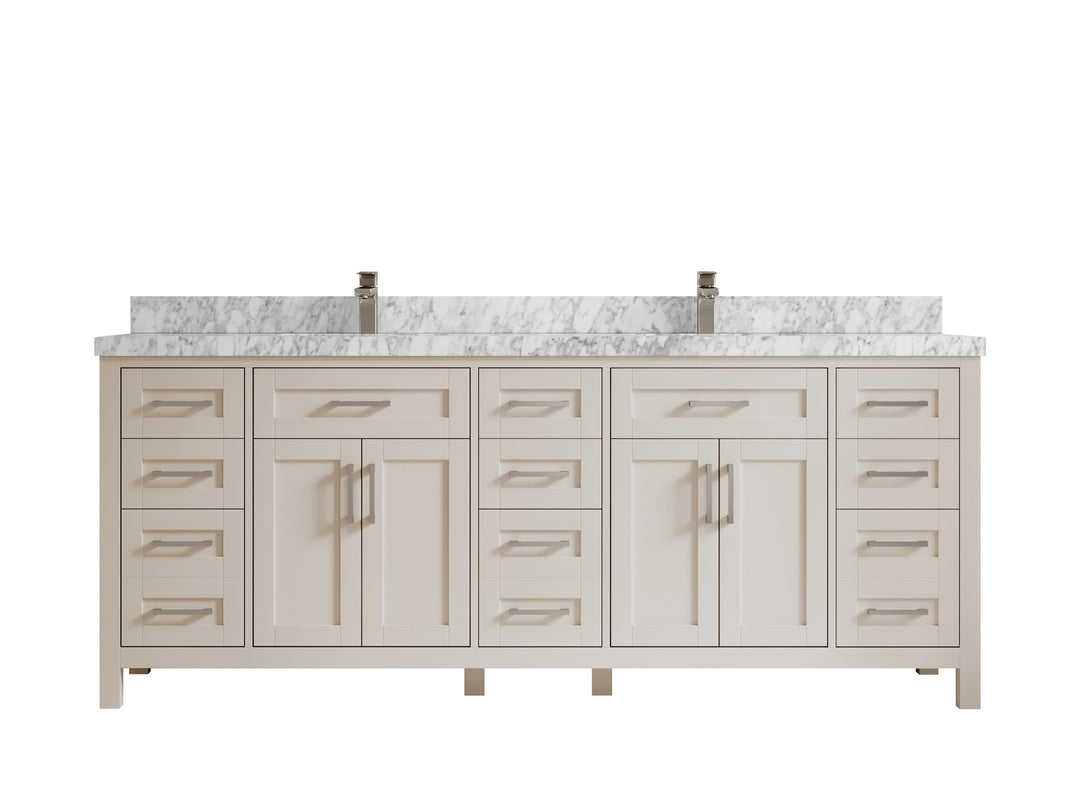 Cambridge 84 in. W x 22 in. D Double Sink Bathroom Vanity