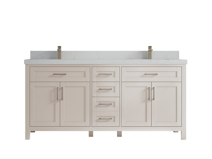 Cambridge 72 in. W x 22 in. D Double Sink Bathroom Vanity - photo 39