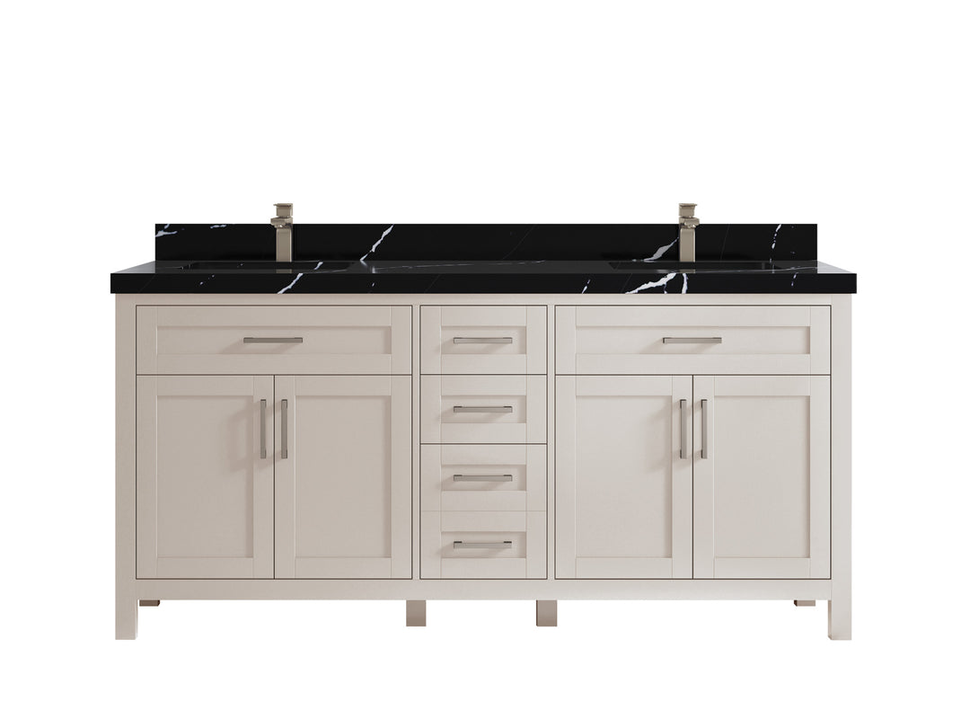 Cambridge 72 in. W x 22 in. D Double Sink Bathroom Vanity
