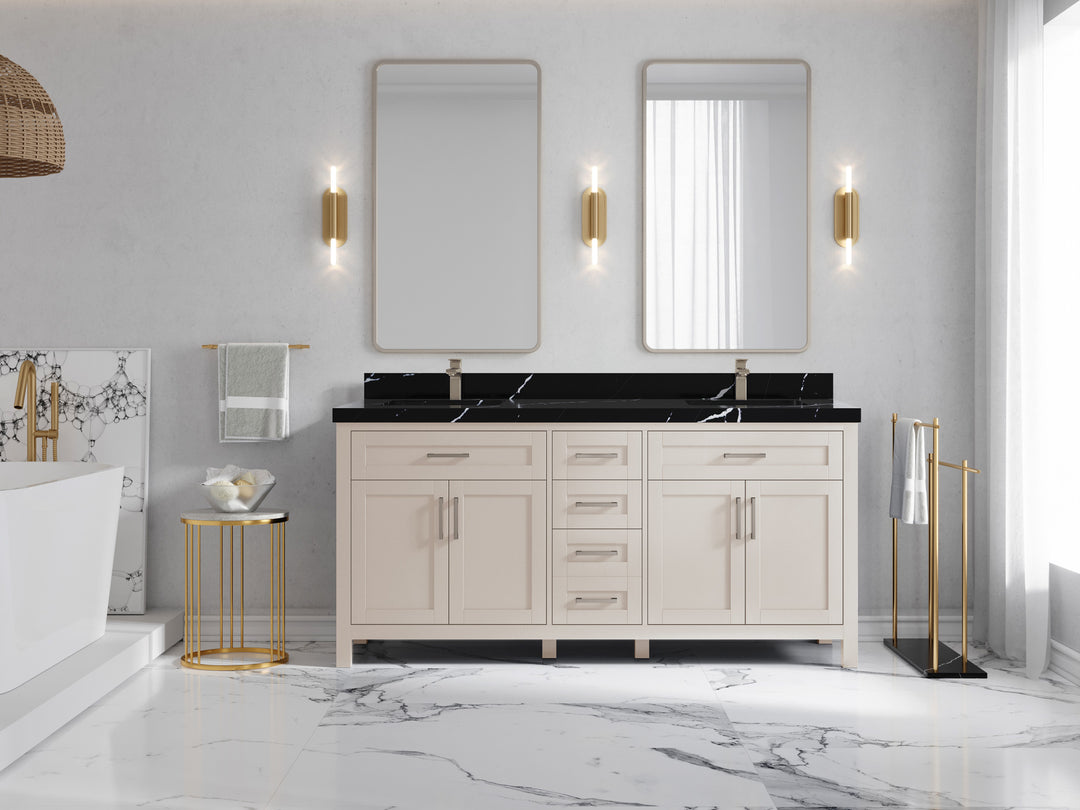 Cambridge 72 in. W x 22 in. D Double Sink Bathroom Vanity