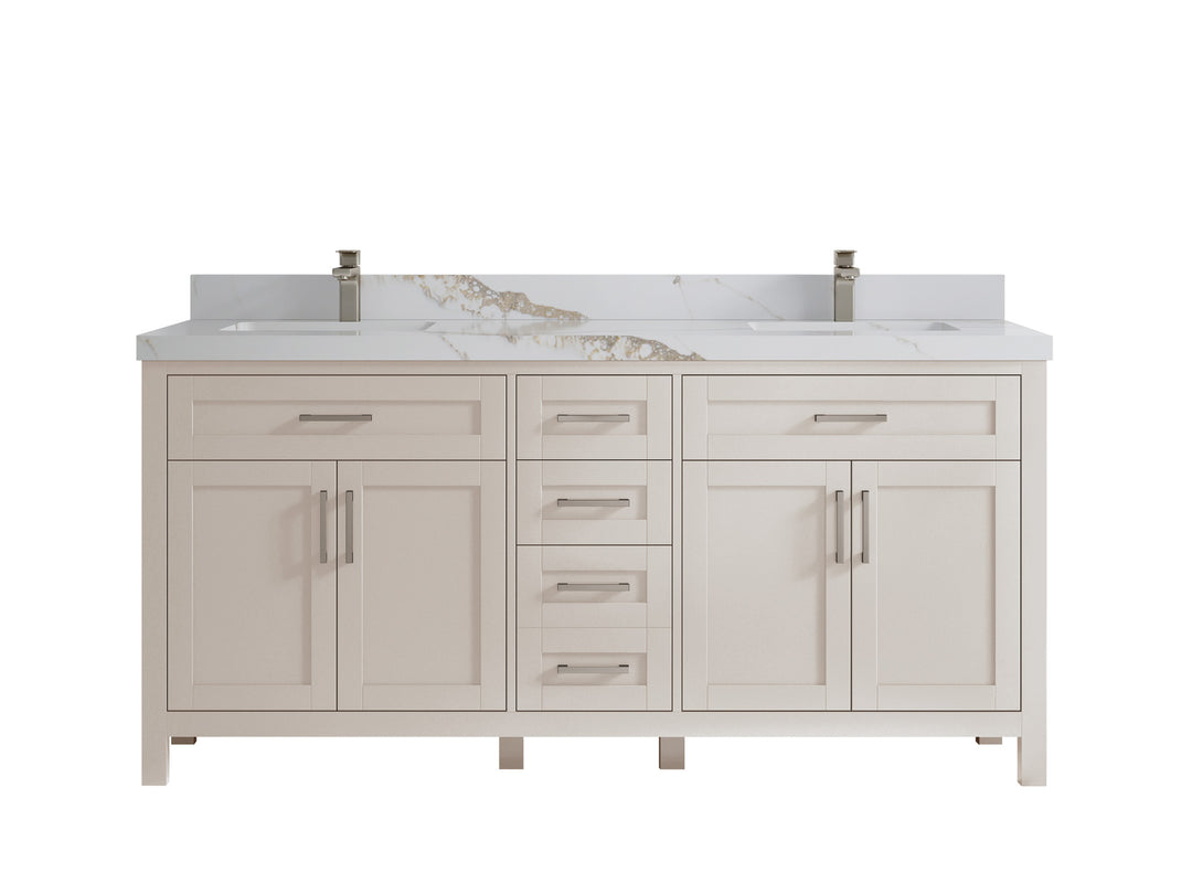 Cambridge 72 in. W x 22 in. D Double Sink Bathroom Vanity