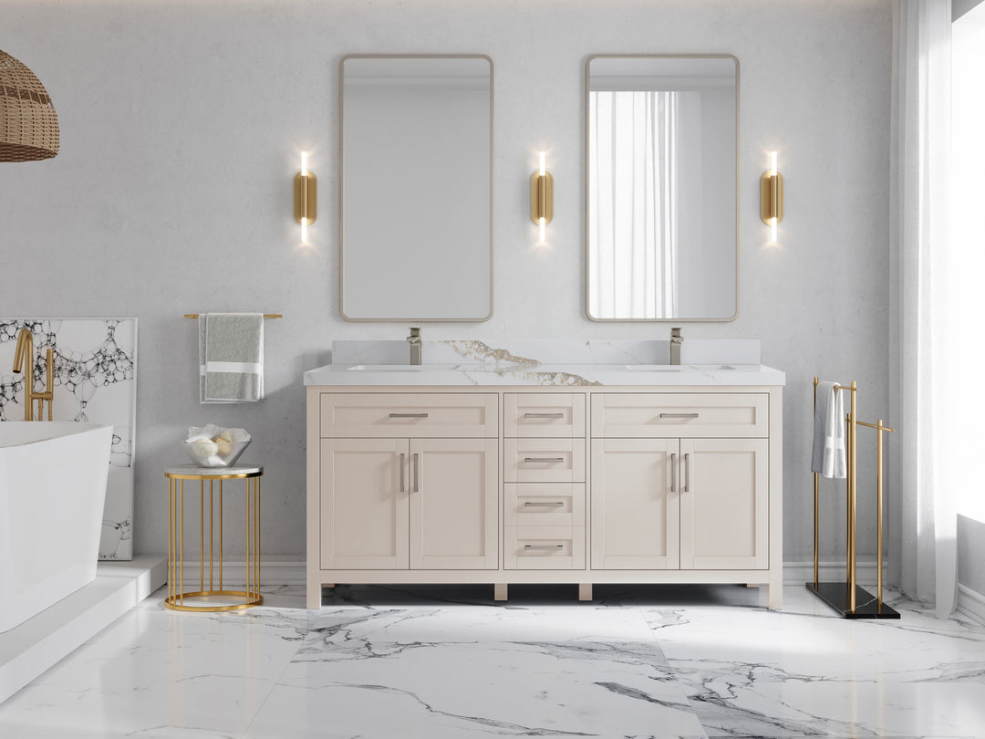 Cambridge 72 in. W x 22 in. D Double Sink Bathroom Vanity